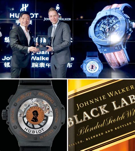 A Hublot Luxury Watch Designed for Lovers of Johnnie Walker .